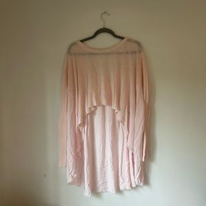 free people pink crew